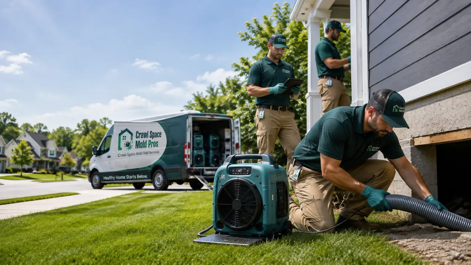 Crawl Space Mold Removal in Hallam, NE